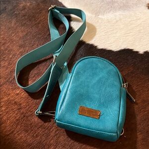Wrangler Turquoise Crossbody Bag